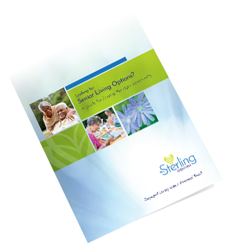 Download our free assisted living resource guide to learn about The Sterling Aventura senior living community. 