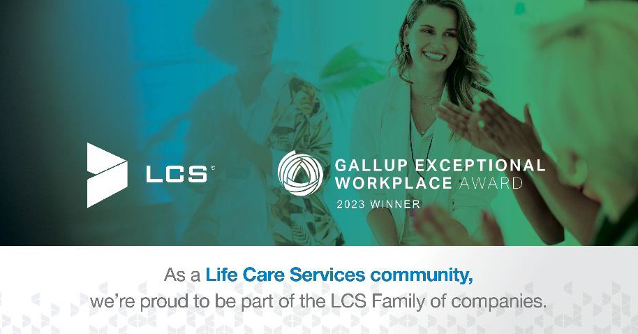 Gallup Exceptional Workplace award for LCS Family of Companies